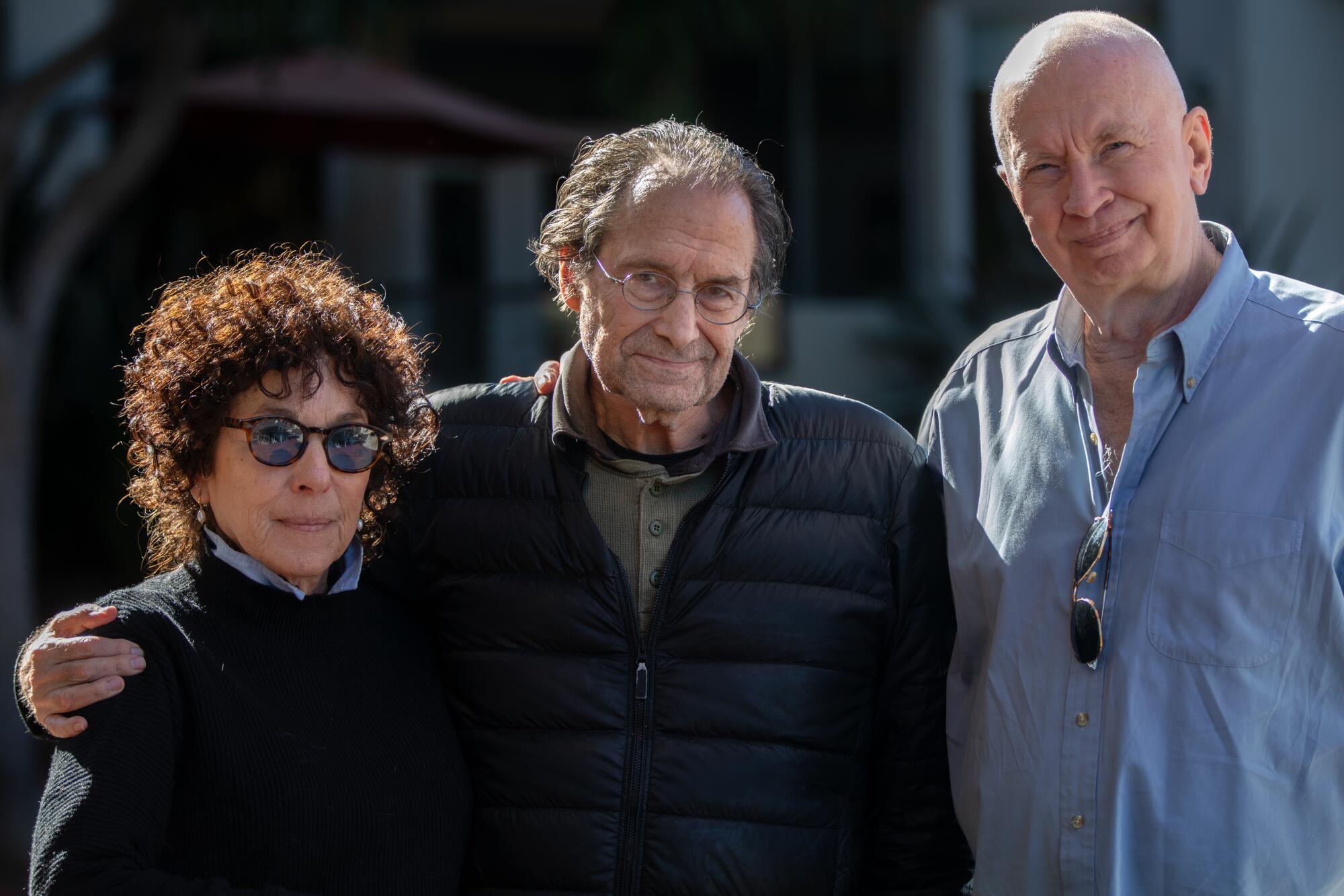 From left, Rita Milch, David Milch and John Hallenborg