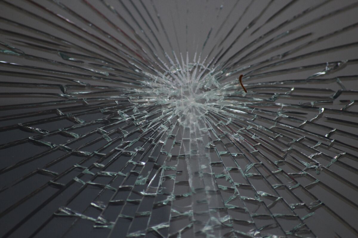 Cracked glass ceiling