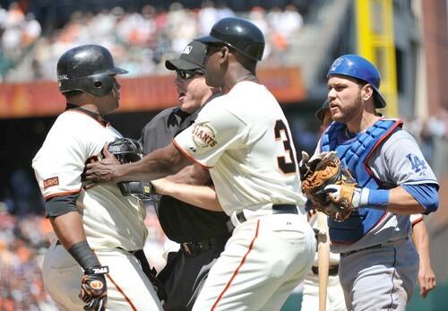 Pablo Sandoval, Roberto Kelly, Russell Martin