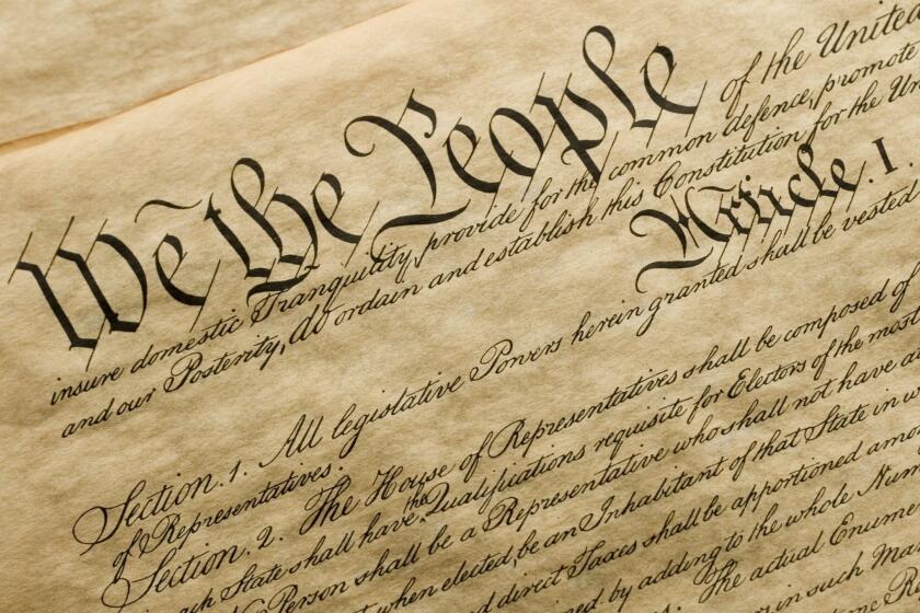 This is a copy of the cover of the U.S. Constitution.