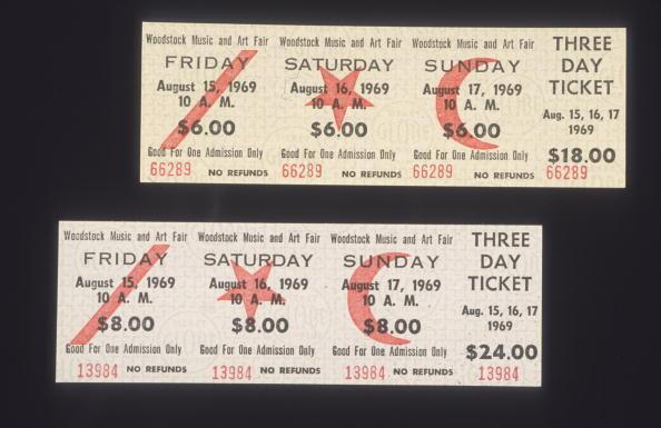 Woodstock Festival tickets