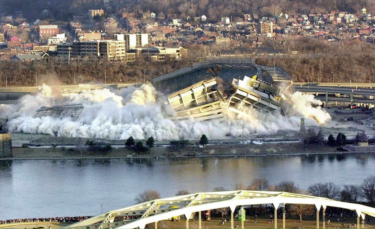 Three Rivers Stadium in Pittsburgh