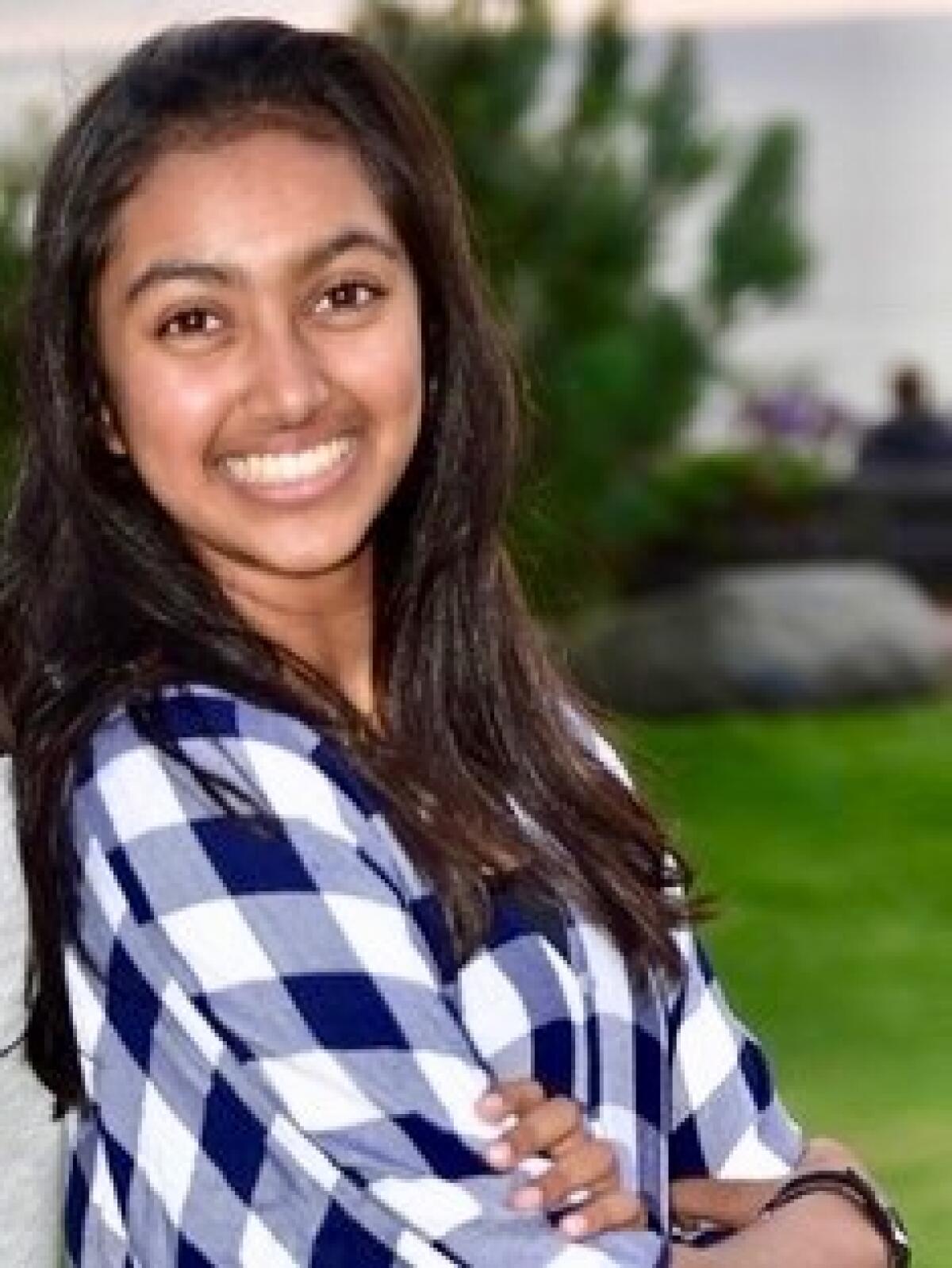 Sanjana Kumar, first place winner