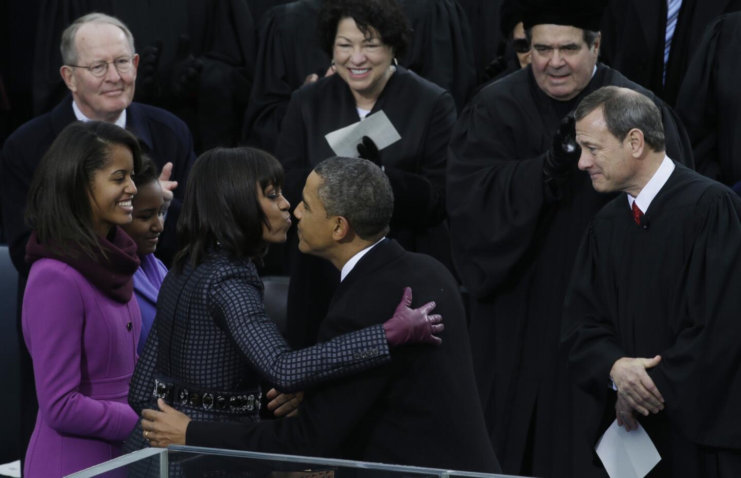 Inaugural kiss