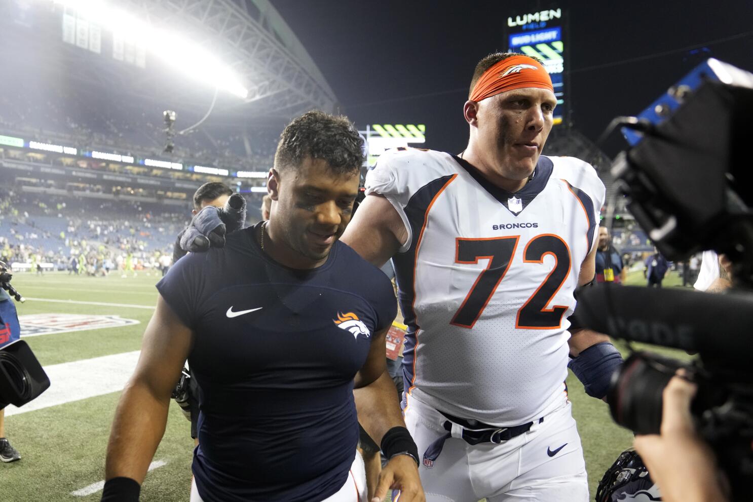 Broncos' Wilson ready for some love after hostile homecoming - The San  Diego Union-Tribune