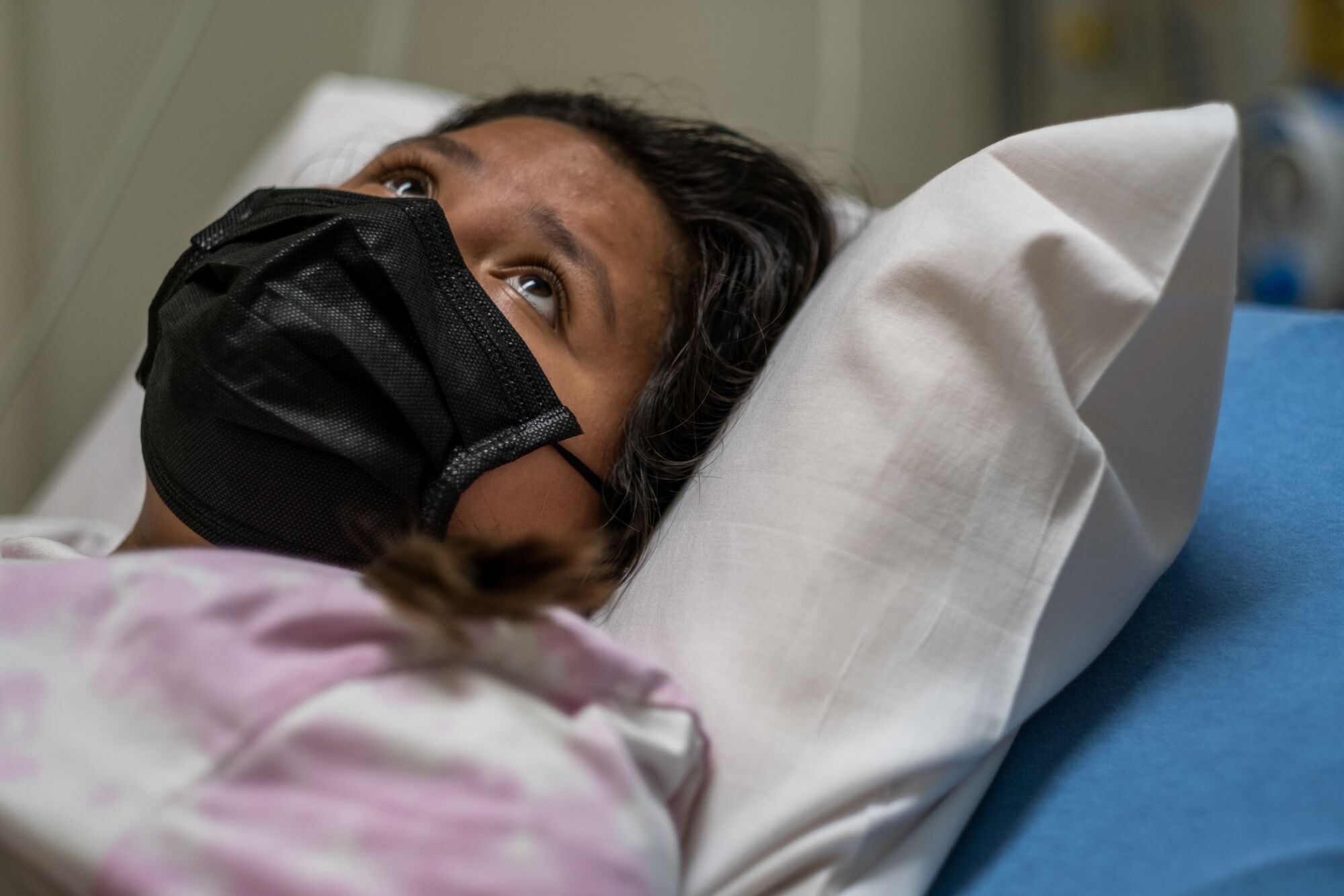 Merlina Segeda Rendon di unit gawat darurat Rumah Sakit Anak Universitas Loma Linda. 