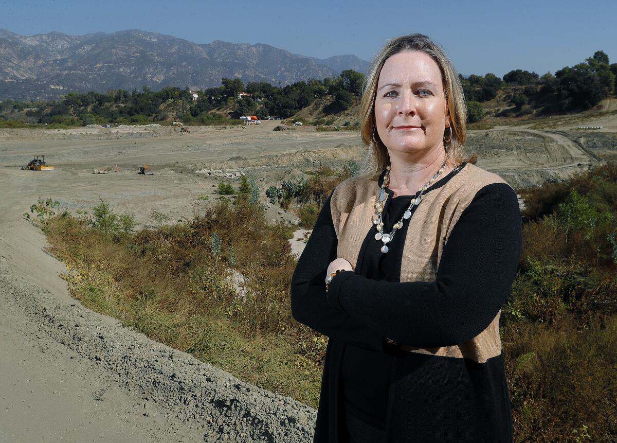 LCUSD parent and Flintridge Sacred Heart Academy teacher Elizabeth Krider co-founded LCF 4 Healthy Air, a parent-led community group working to ensure county cleanup at Devil's Gate Dam is conducted with as many safeguards for health and safety as possible.