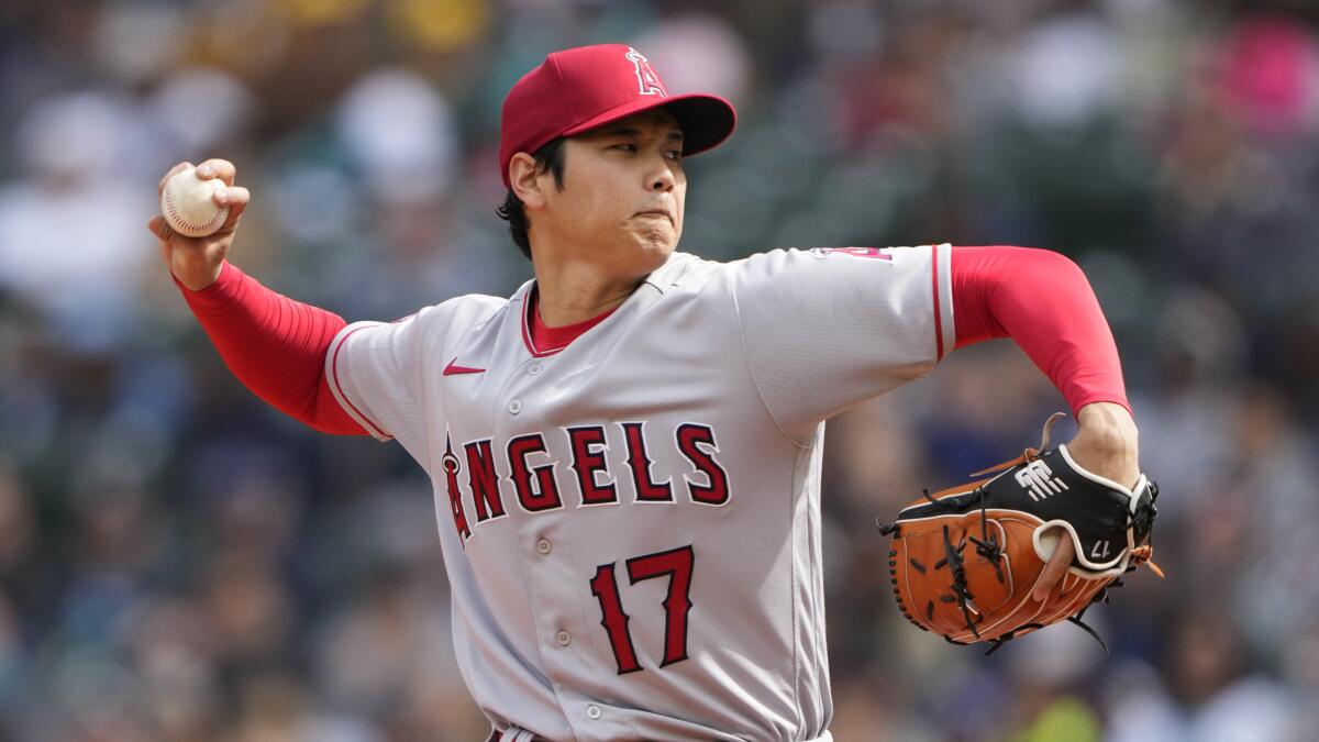 Shohei Ohtani reveals new glove design based on WBC prototype - Los Angeles  Times