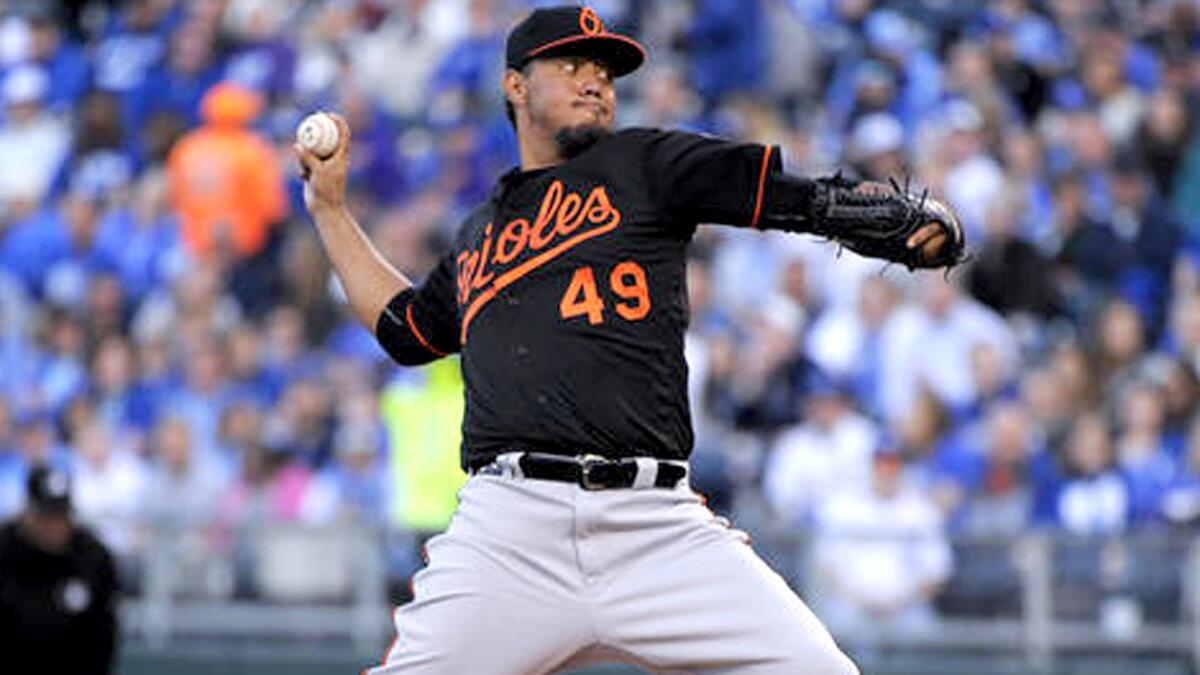 Yovani Gallardo went 6-8 with a 5.32 earned-run average in 23 starts during an injury-plagued season with the Orioles last year.