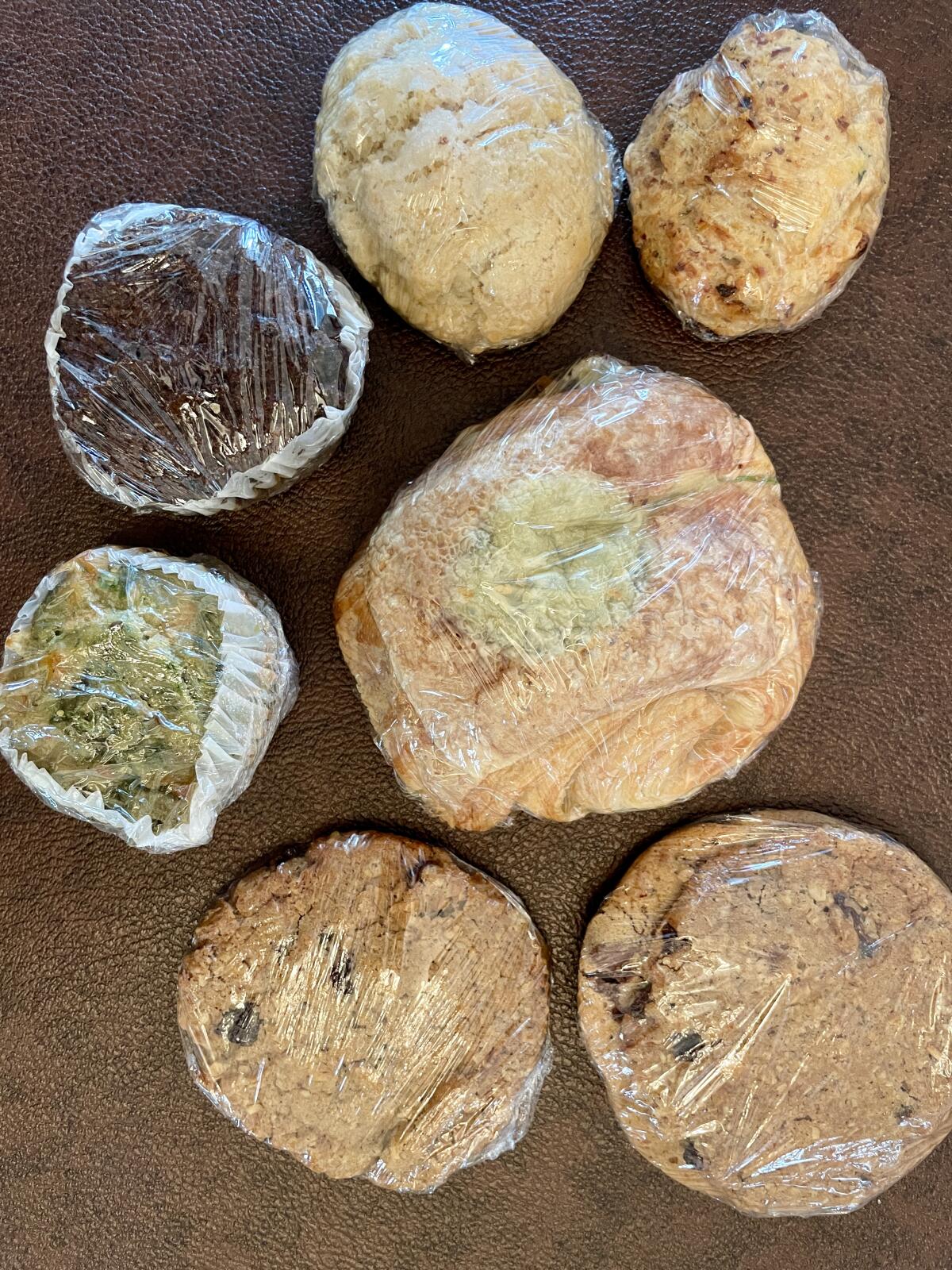 An assortment of pastries. 
