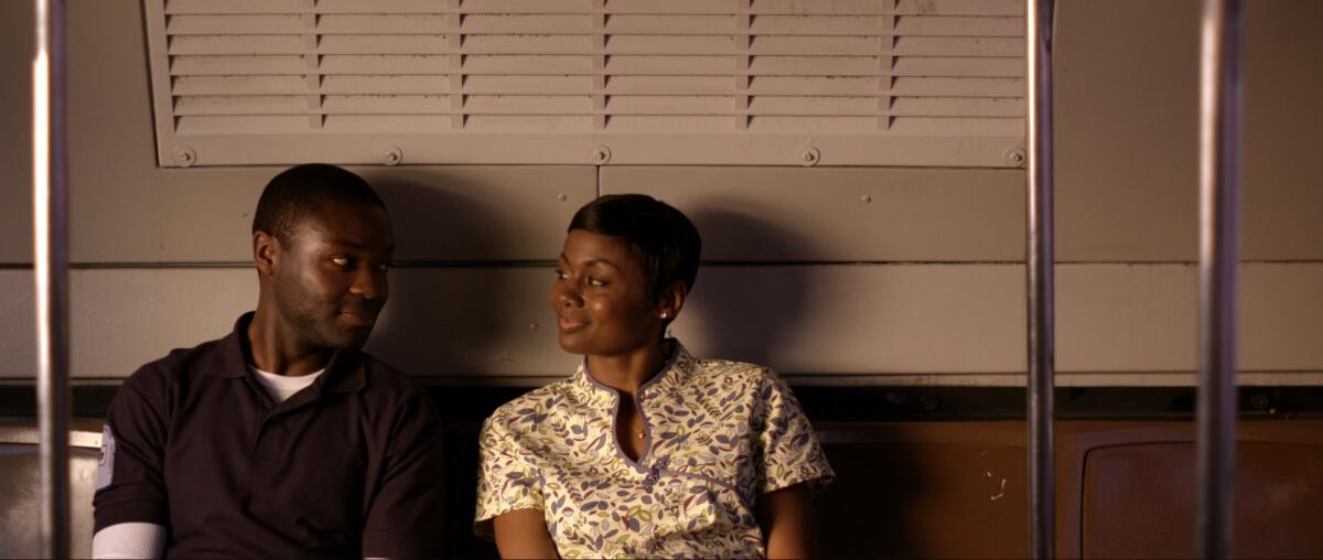 David Oyelowo and Emayatzy Corinealdi in the movie "Middle of Nowhere." (AFFRM)