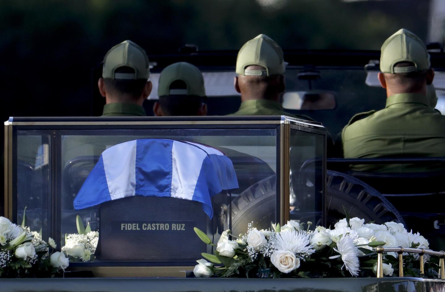 Fidel Castro's ashes en route to Revolution´s birthplace