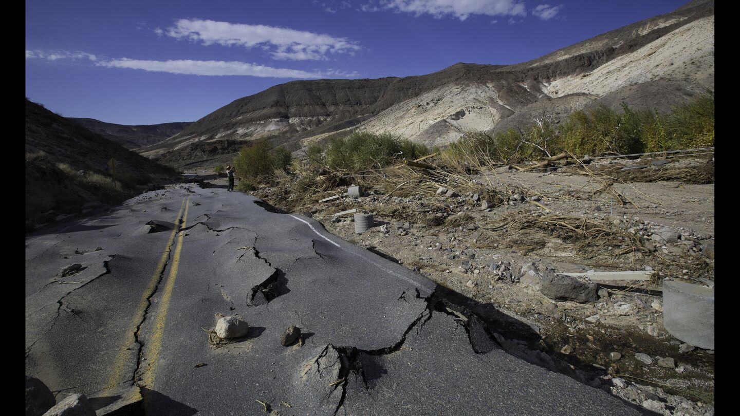 Flooding in Death Valley