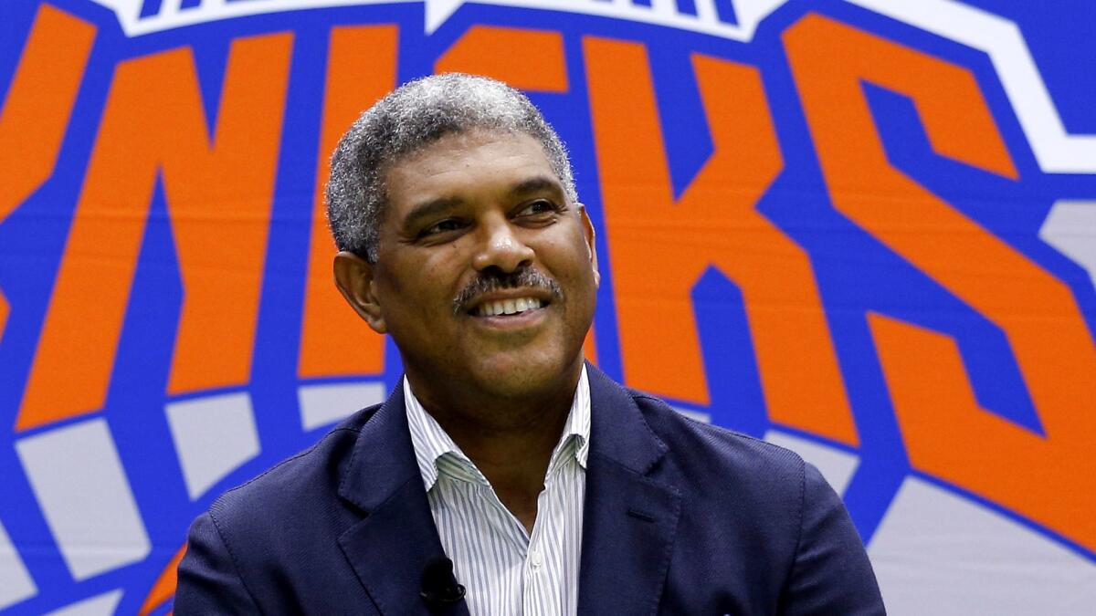 Steve Mills will take over as Knicks president in the wake of Phil Jackson's departure.