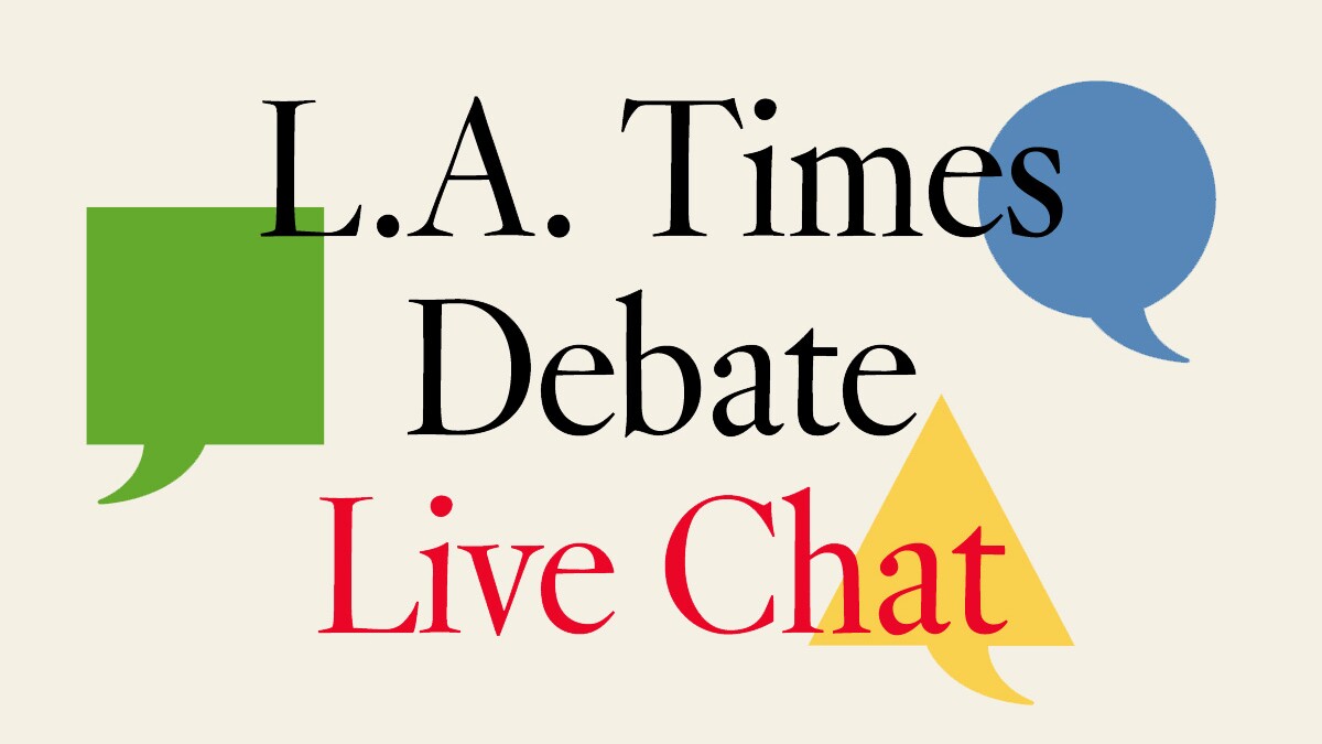 Democratic Debate Live Chat From New Hampshire Los Angeles Times
