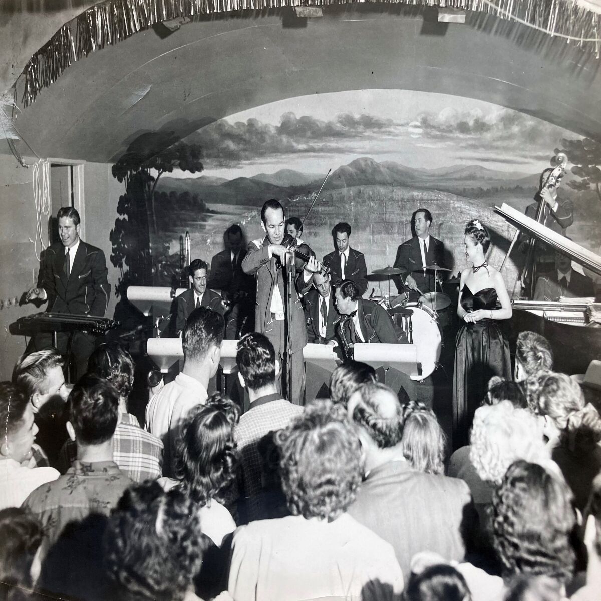 Spade Cooley Band at Bostonia Ballroom in the 1940s