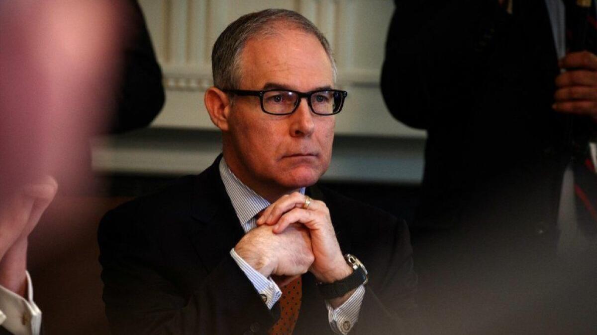 Scott Pruitt resigned from the EPA amid multiple investigations into excessive spending.