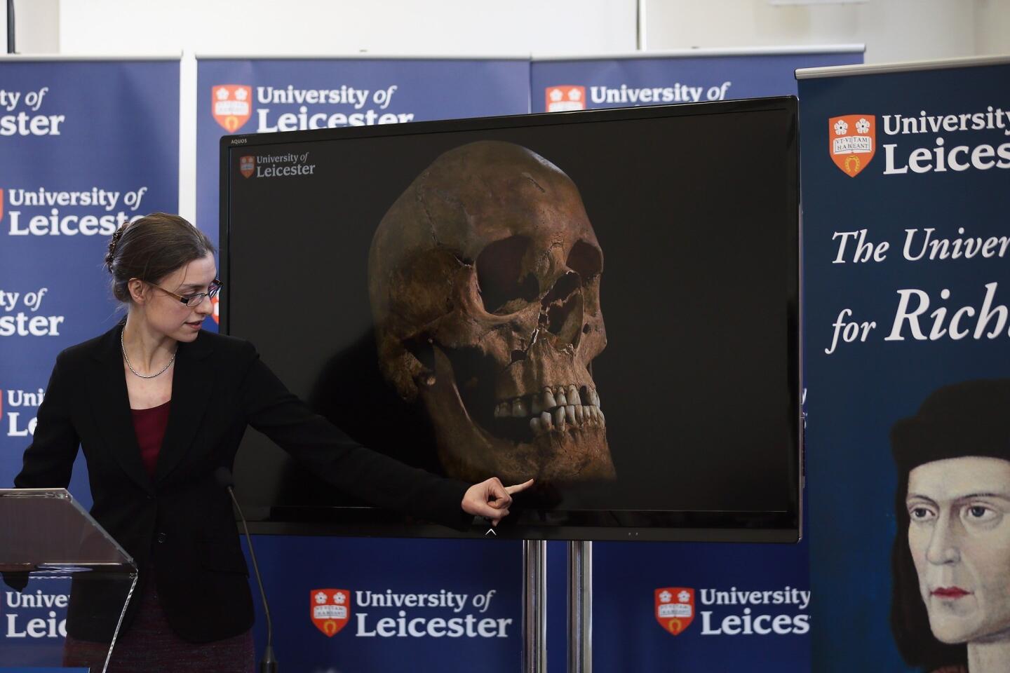 University of Leicester's announcement on King Richard III