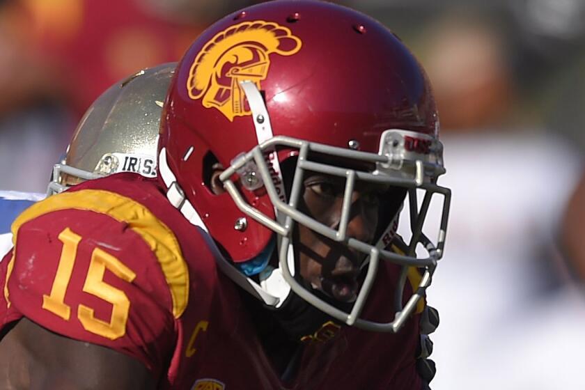 USC wide receiver Nelson Agholor is projected as a second-round draft pick by an NFL Network analyst.