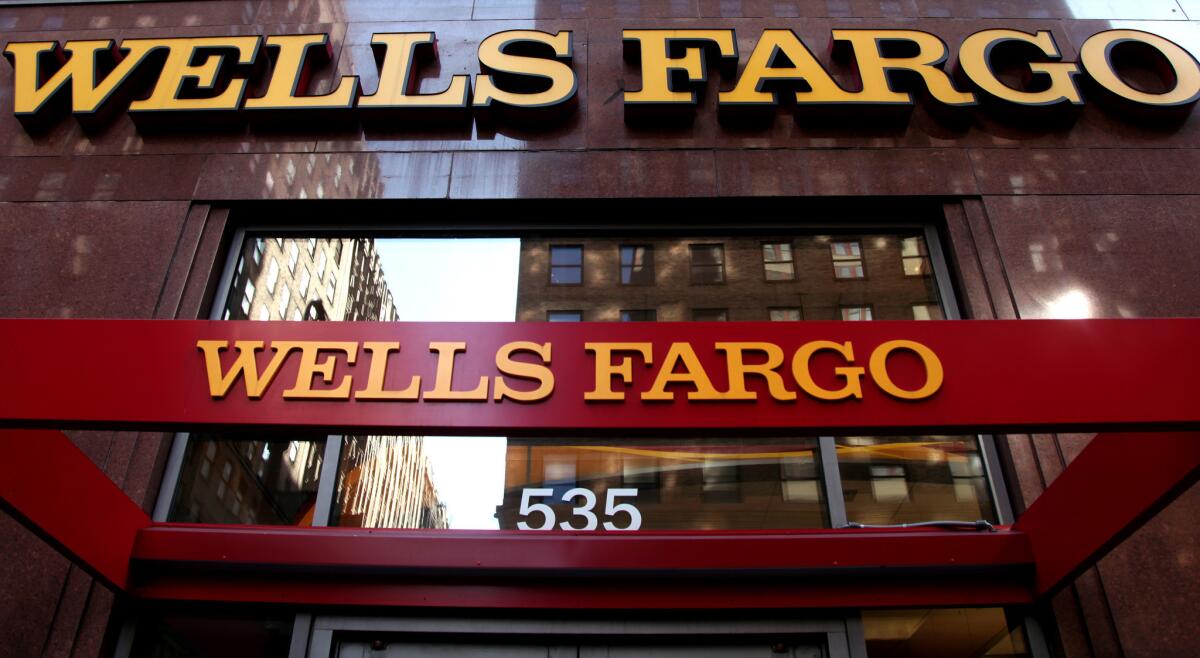 A Wells Fargo branch in New York.