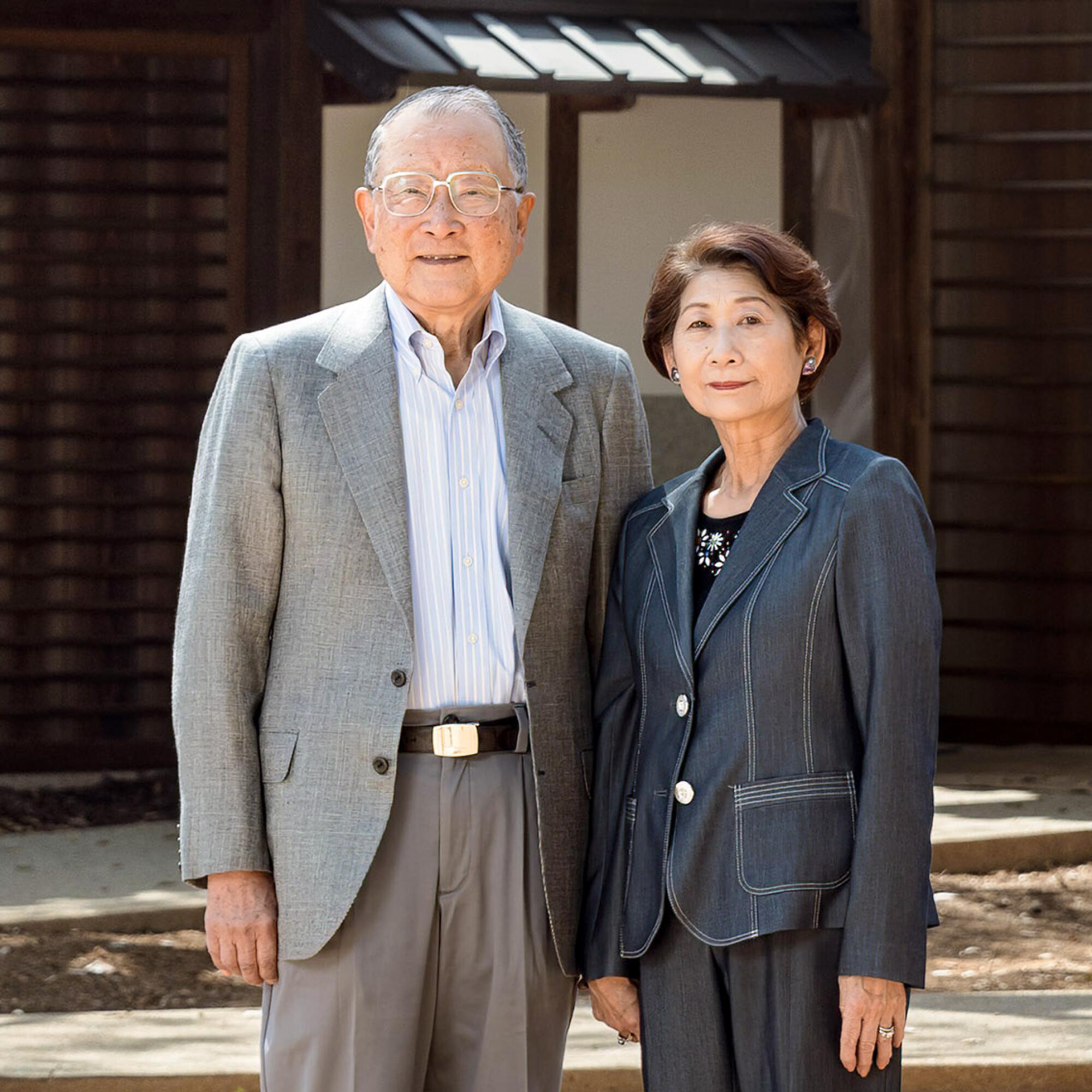 Akira and Yohko Yokoi at the shōya house