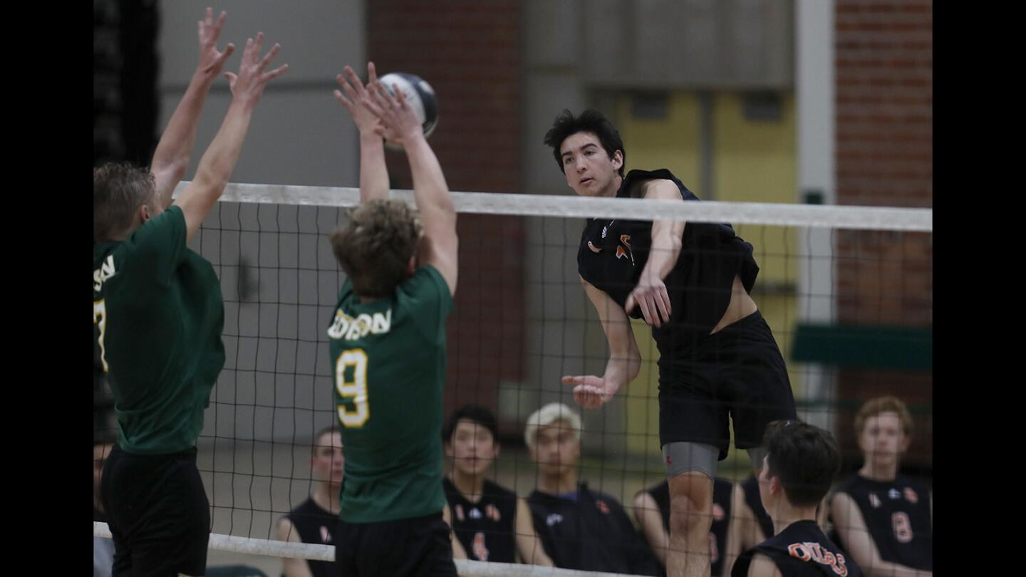 Photo Gallery: Huntington Beach vs. Edison in boys’ volleyball