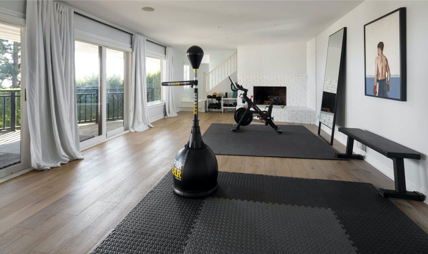 The gym.
