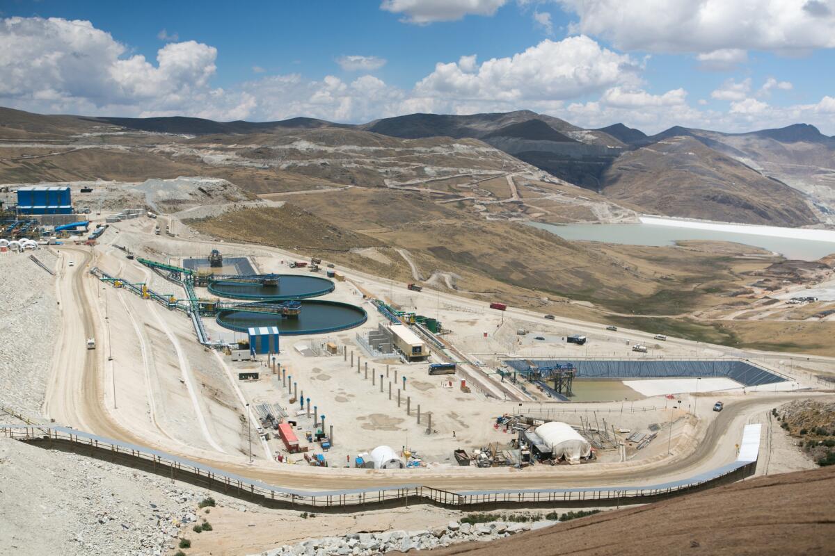 The Las Bambas mine in Peru.