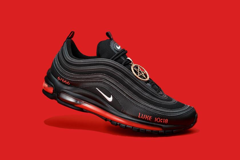 MSCHF and Lil Nas X remade the Nike Air Max with a satanic-inspired design and a drop of human blood in each shoe