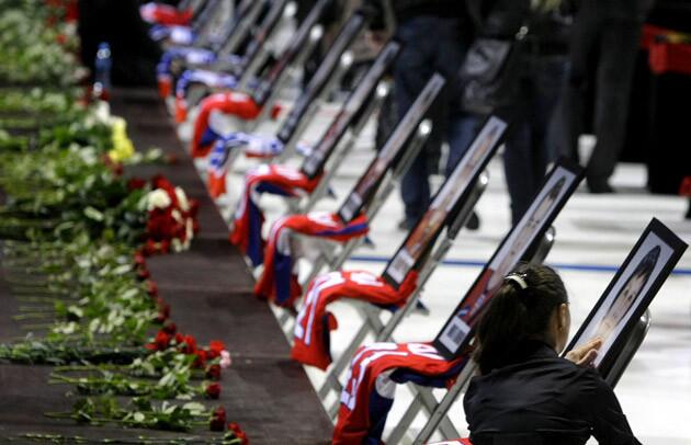 Lokomotiv Yaroslavl memorial ceremonies