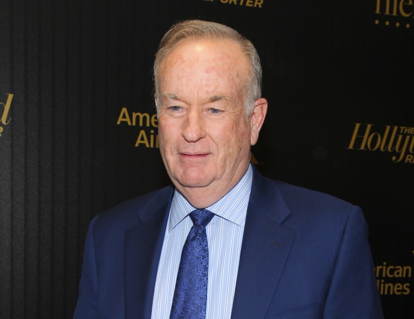 Bill O'Reilly attends The Hollywood Reporter's "35 Most Powerful People in Media" celebration in New York.