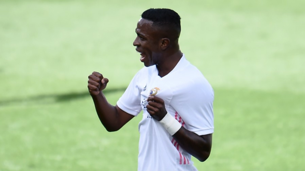 El delantero brasileño del Real Madrid Vinicius Junior
