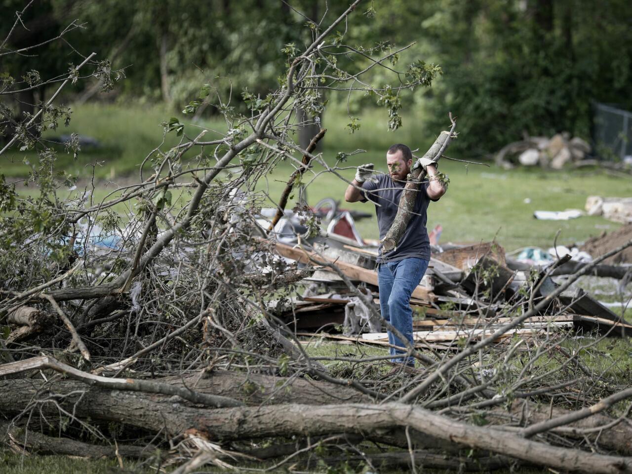 Tornadoes leave trail of destruction across Ohio and Indiana