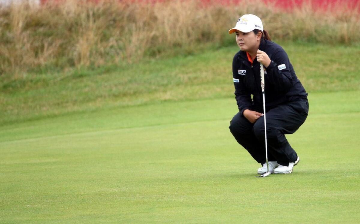 Inbee Park is three shots off the lead after the first round of the Women's British Open.