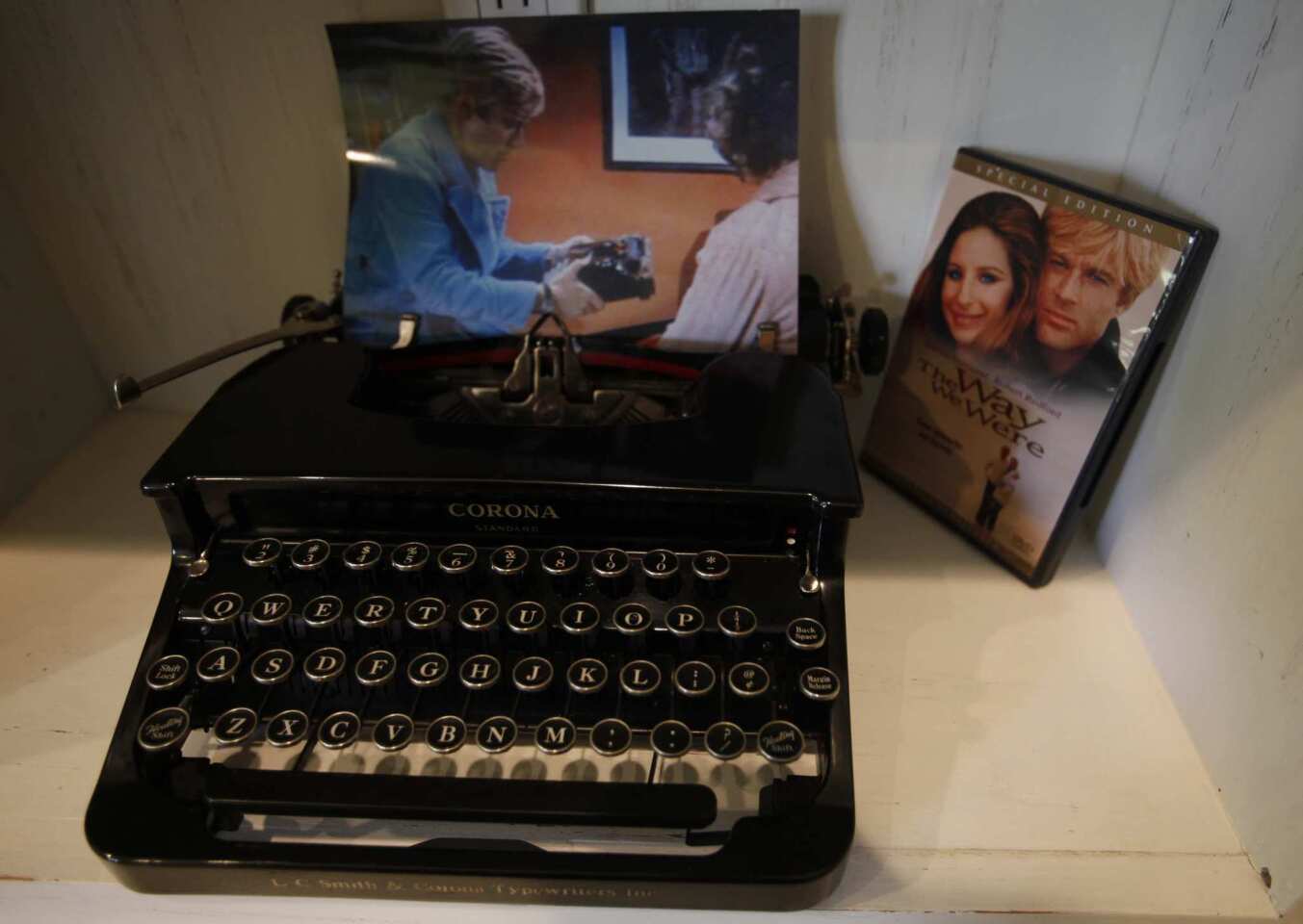 Among Steve Soboroff's finds is a movie prop used in the 1973 film "The Way We Were," starring Robert Redford as a novelist and screenwriter and Barbra Streisand as a political firebrand.