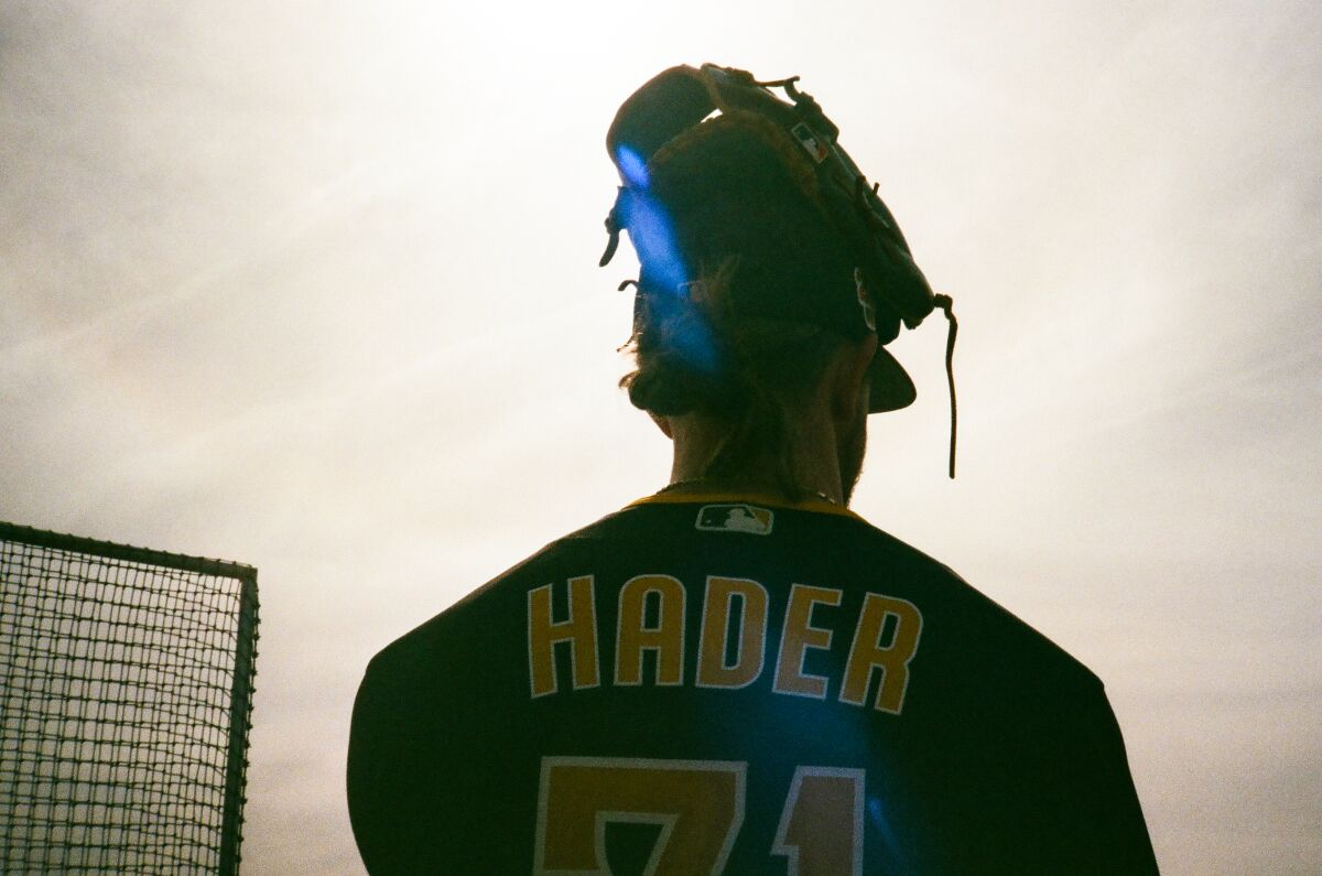 Padres pitcher Josh Hader 