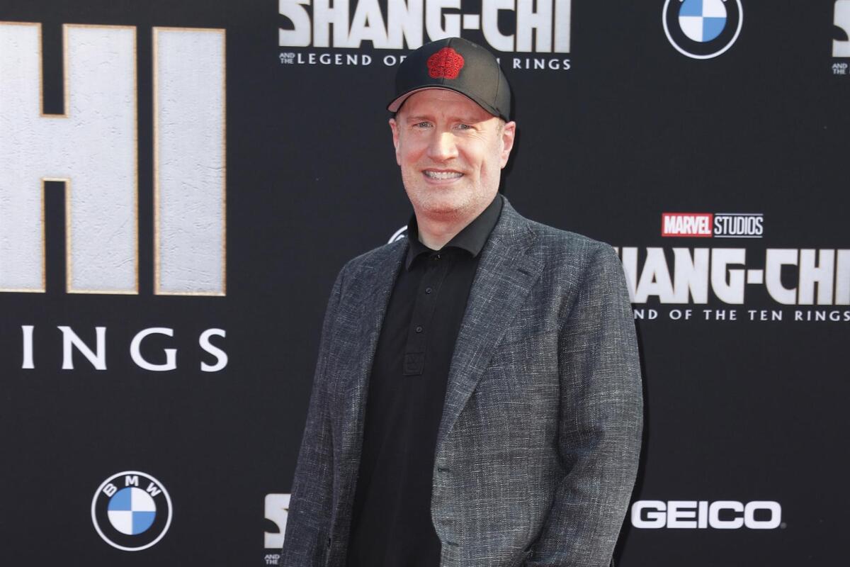 El president de Marvel Studios Kevin Feige en la premier de'Shang-Chi and the Legend of the Ten Rings'