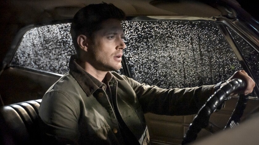 Jensen Ackles in a new episode of the spooky series "Supernatural" on The CW.