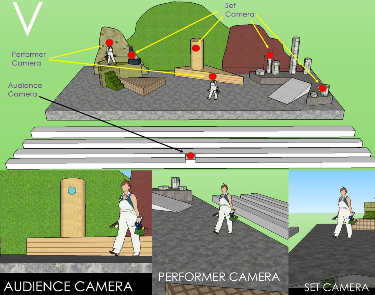 A graphic illustrating one of the winning projects in San Diego Opera's Opera Hack 3.0.