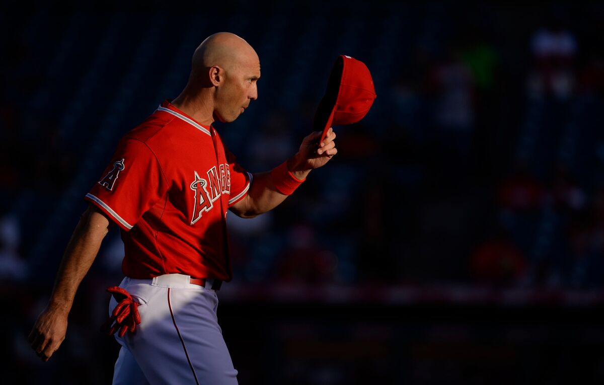 Raul Ibanez during his time with the Angels in May 2014.