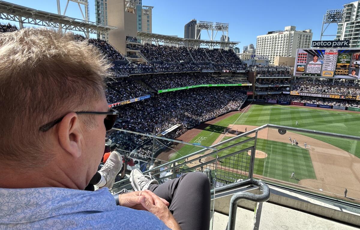 Jamie Robinson of Canada sat in Section 309, Row 9, Seat 24, which was deemed the "worst seat" in Petco Park.