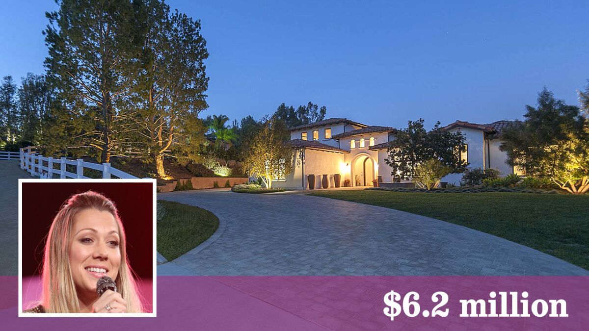 Colbie Caillat has sold her Hidden Hills estate for $6.2 million.