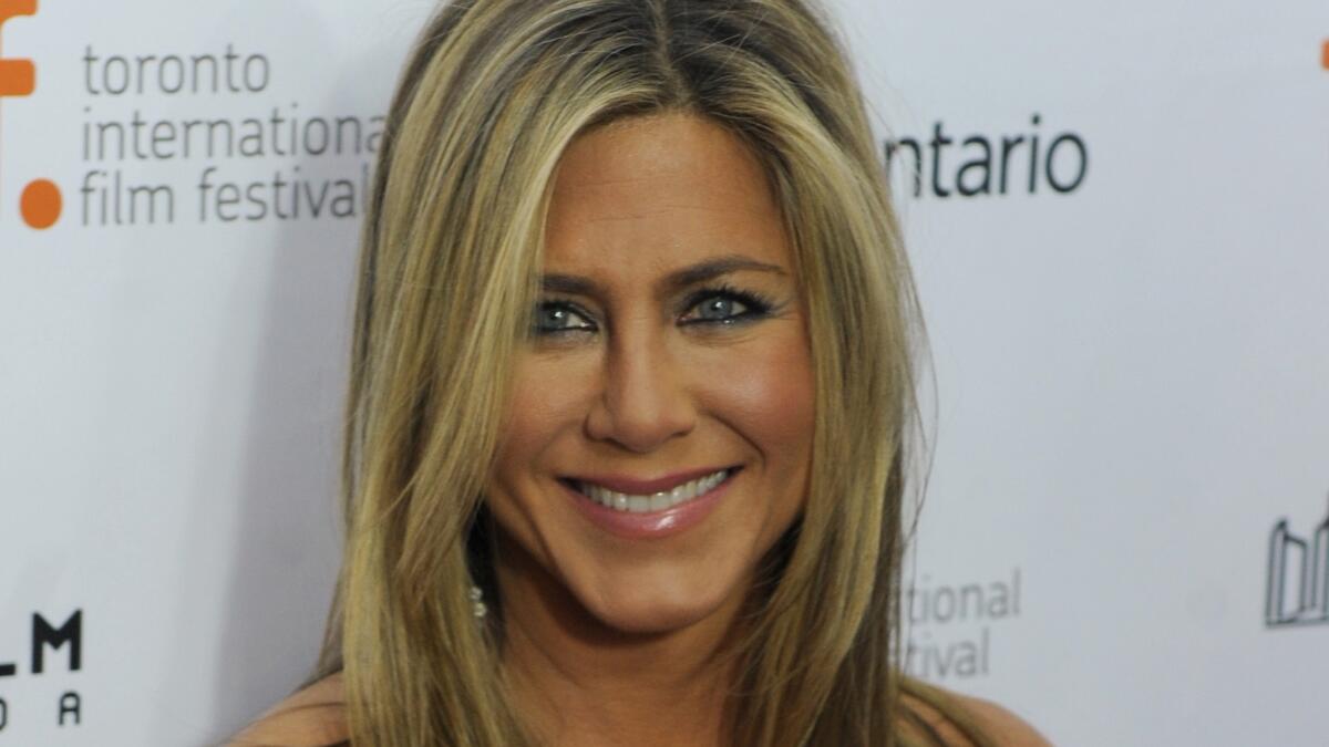 Jennifer Aniston, seen at the 2013 Toronto International Film Festival, says she doesn't plan to inject anything into her face.