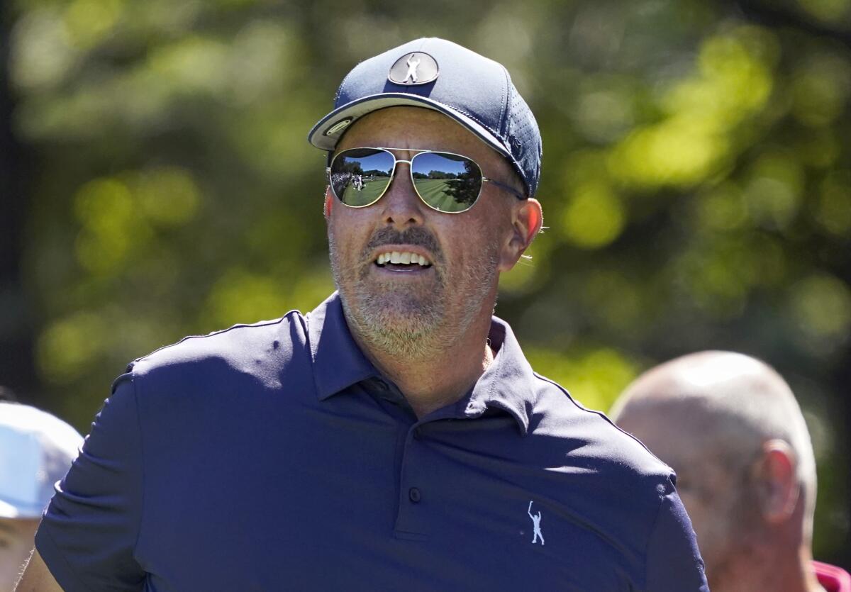 Phil Mickelson sunglasses