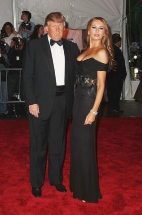 Donald Trump and Melania Trump "The Model As Muse: Embodying Fashion" Costume Institute Gala - Arrivals