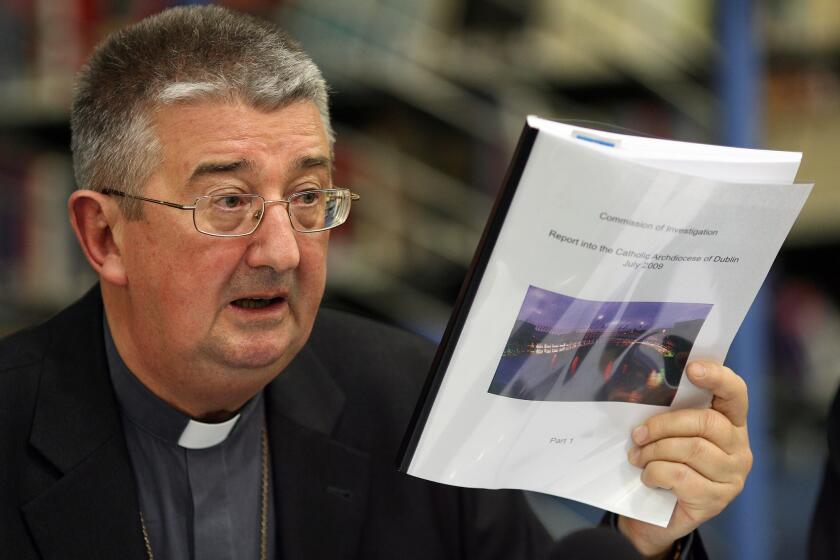 Archbishop of Dublin Diarmuid Martin told the media that no words of apology will ever be sufficient to the victims of child abuse and that "there is no room for revisionism regarding the norms and procedures in place."