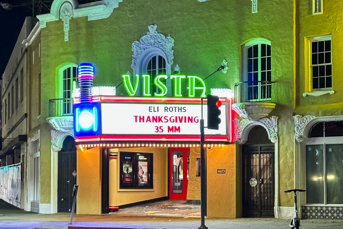 The Vista Theatre.