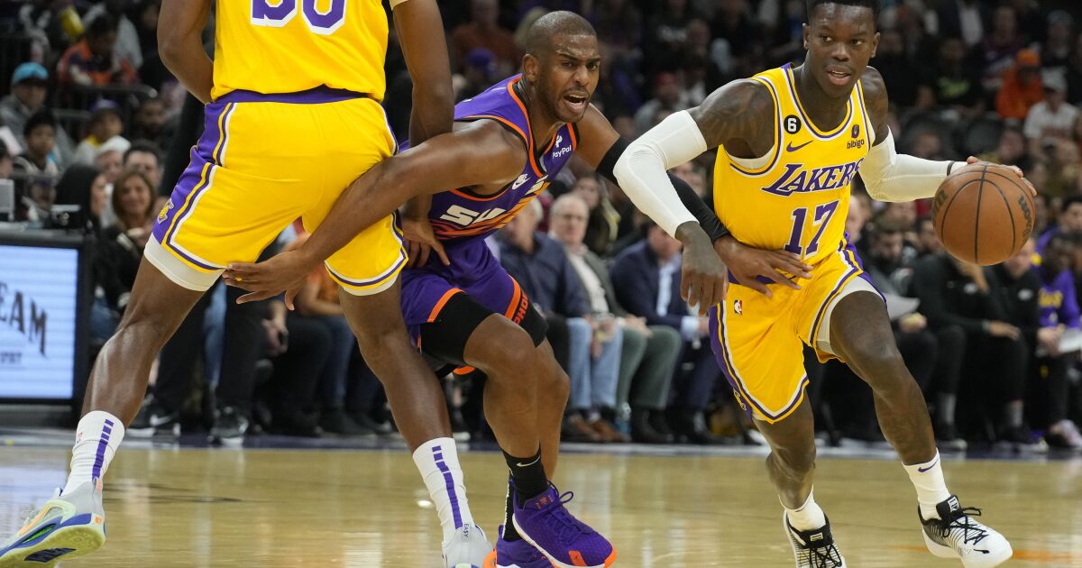 Lakers en infériorité numérique pas de match contre les talentueux Suns