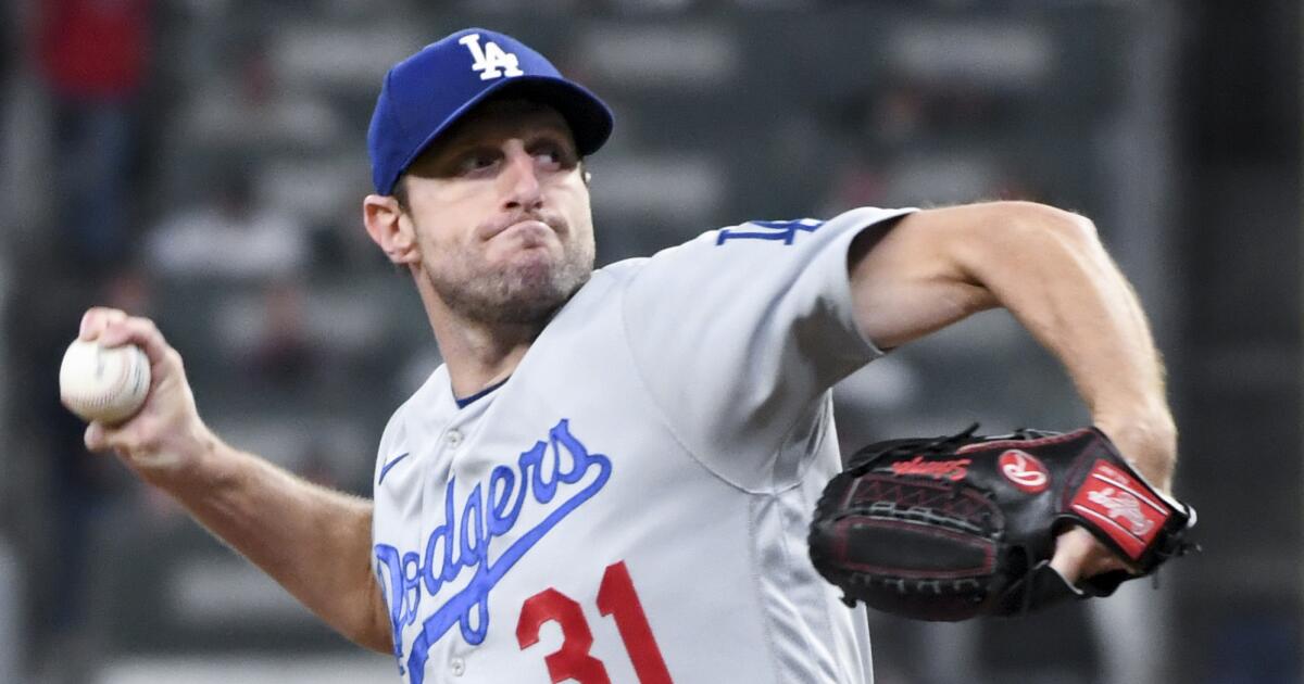 Dodgers can't take advantage of Max Scherzer's ejection - Los Angeles Times
