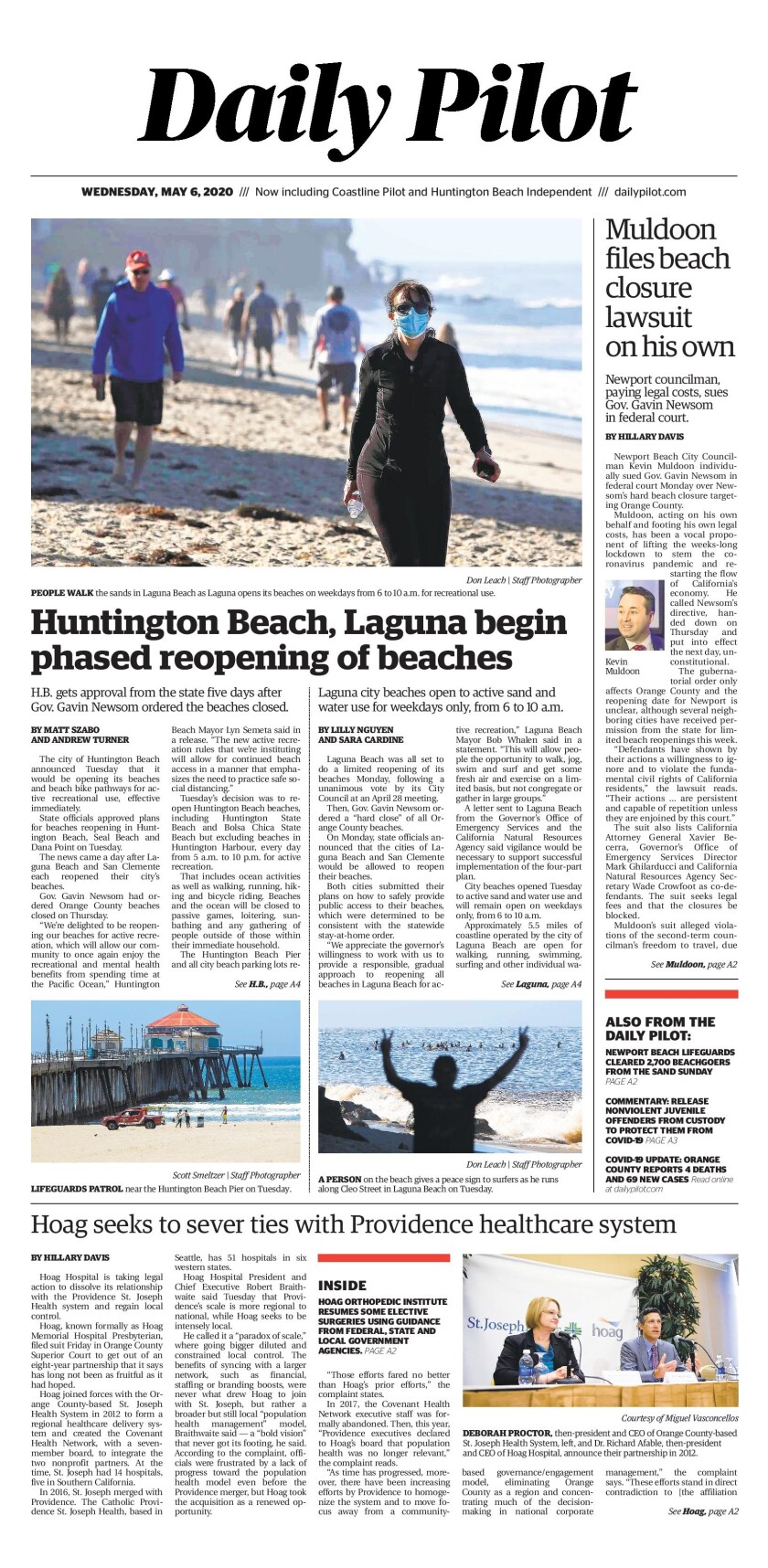 Daily Pilot E Newspaper Wednesday May 6 Los Angeles Times Daily Pilot E Newspaper Wednesday May 6 Los Angeles Times